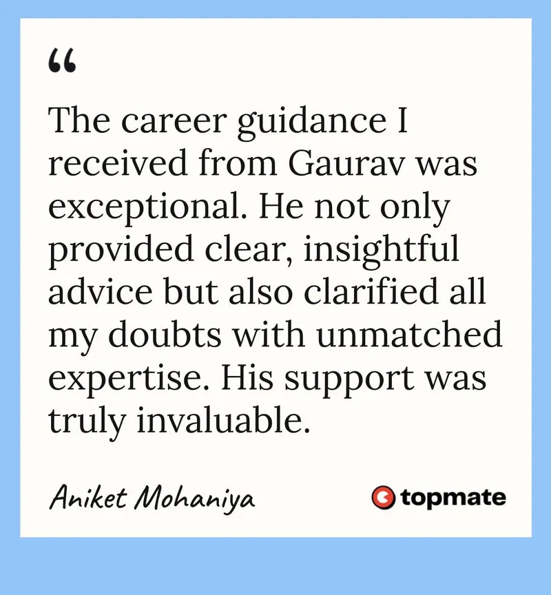 Aniket's Testimonial