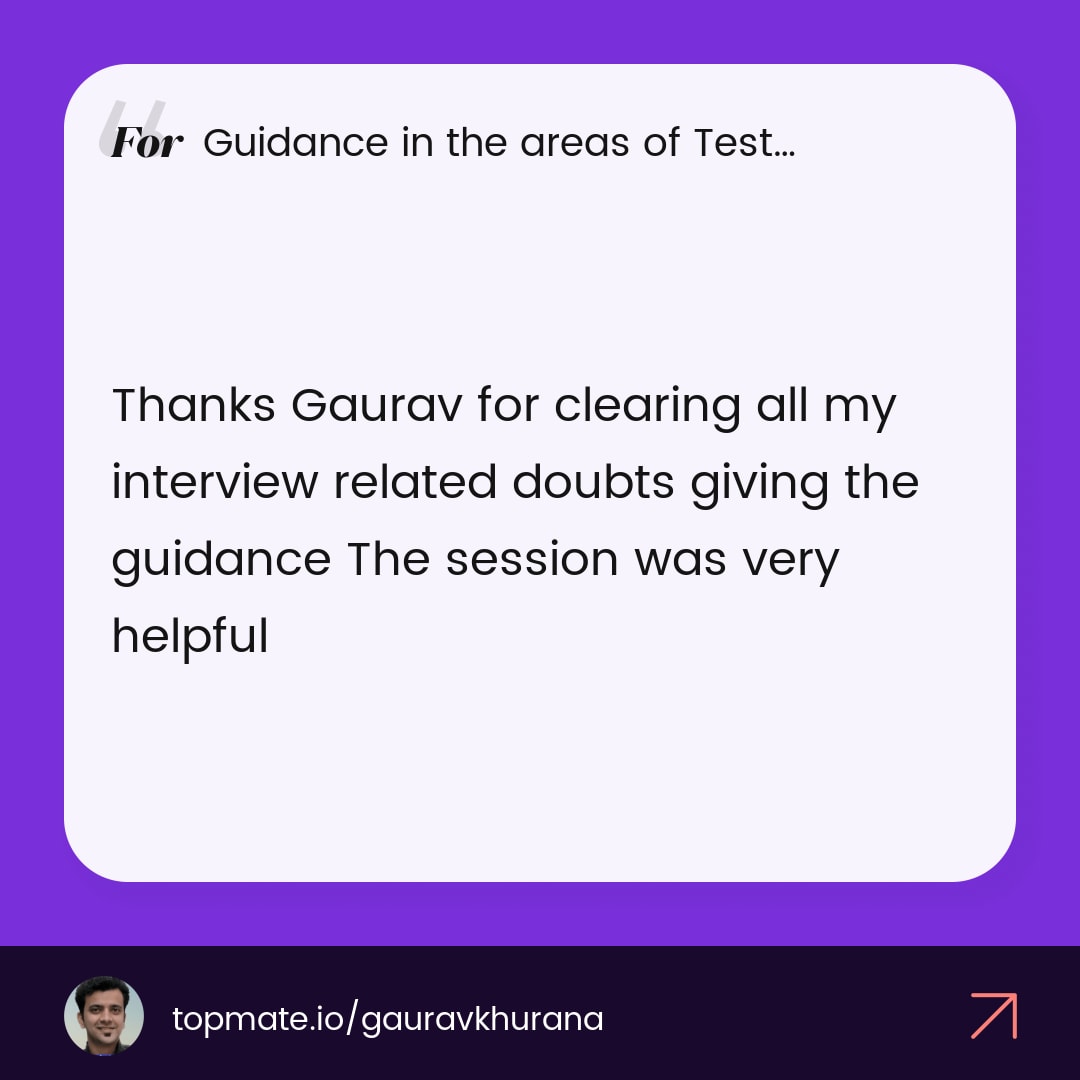 Pallavi's Testimonial