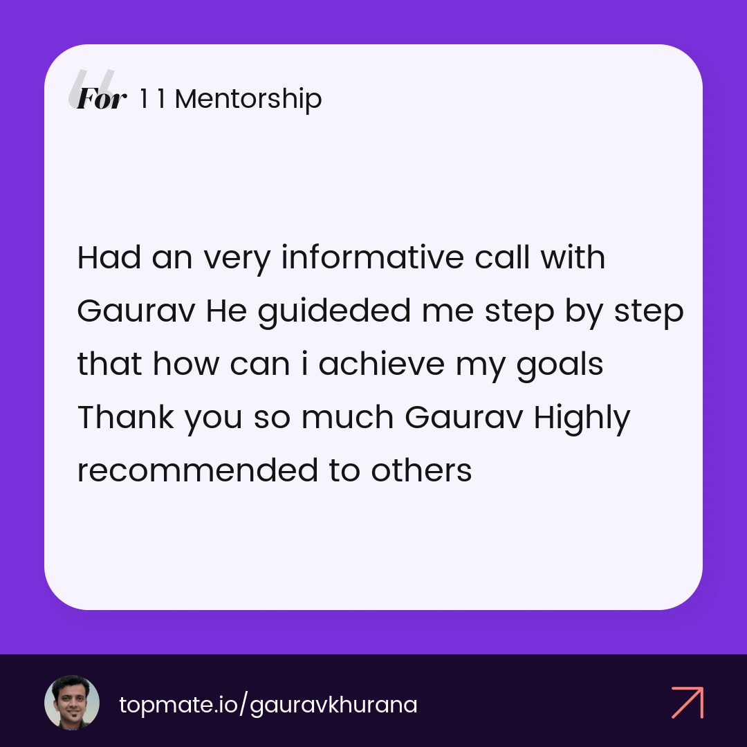 Sahil Kumar's Testimonial