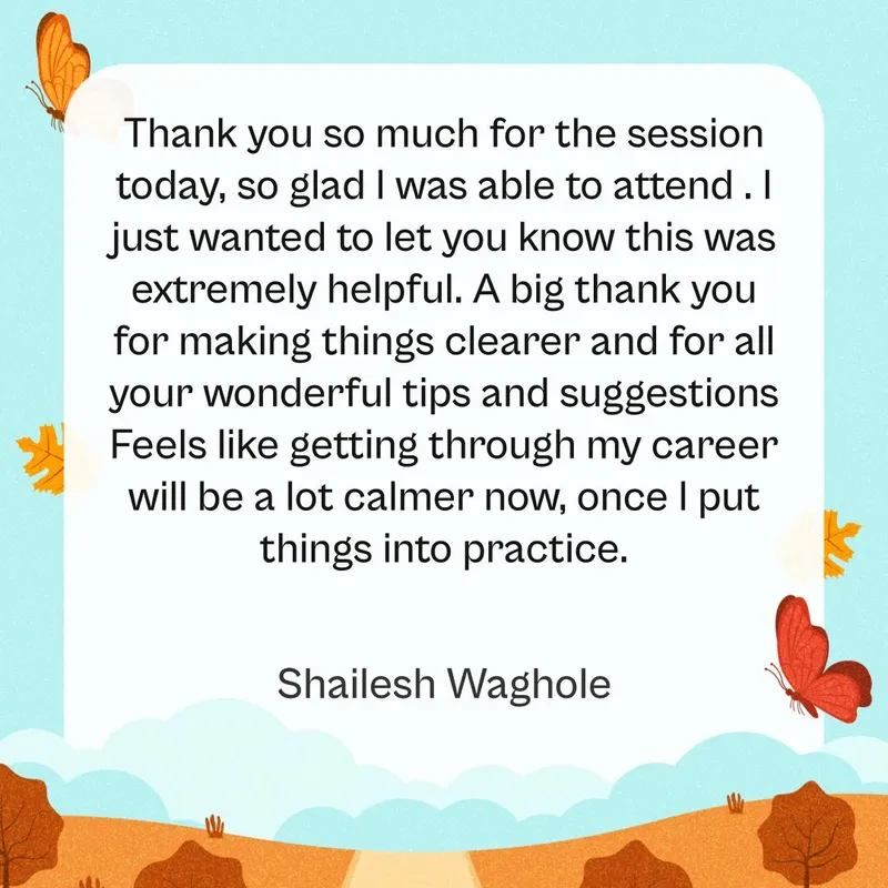 Shailesh's Testimonial