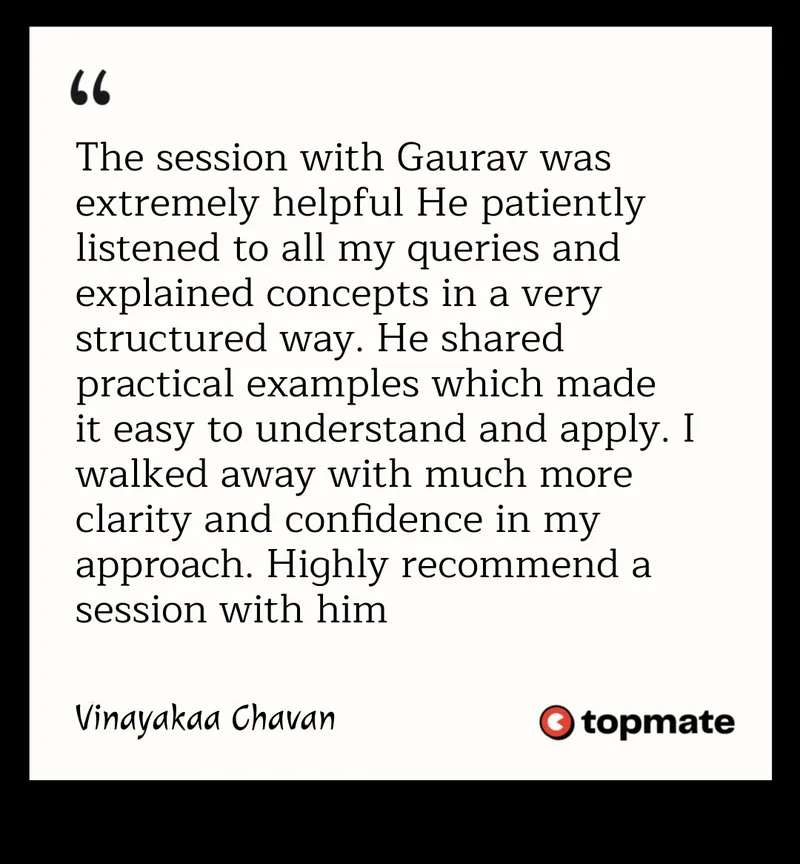 Aniket's Testimonial